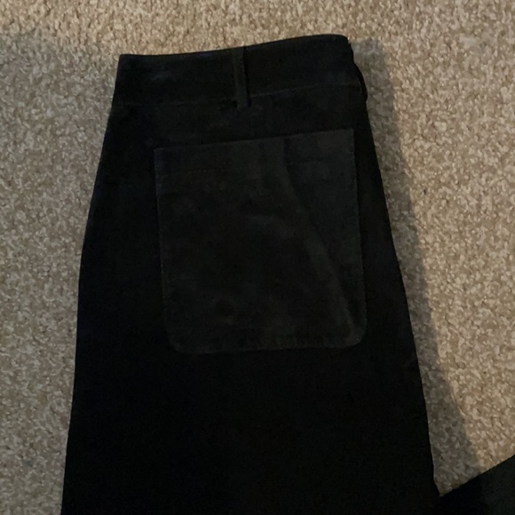 Lily Pulitzer suede washable black high waisted pants NWT size 6 - Picture 3 of 16